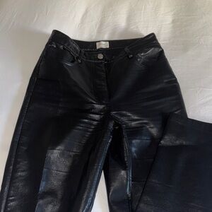 Aritzia Black Straight Leg Pants